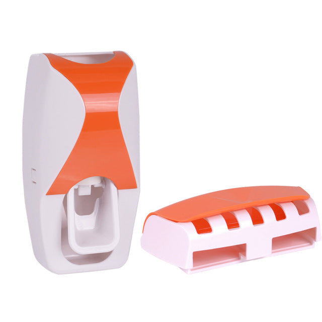 Automatic Toothpaste Dispenser + Squeezer