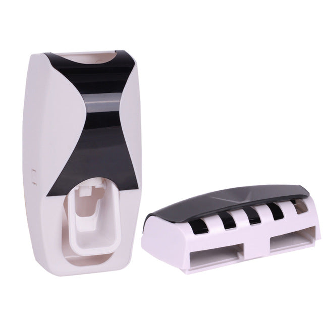 Automatic Toothpaste Dispenser + Squeezer