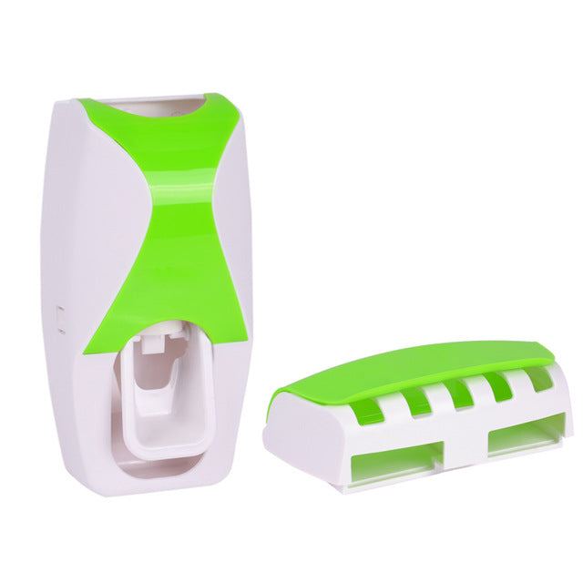 Automatic Toothpaste Dispenser + Squeezer