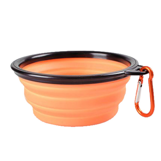 Foldable Silicone Dog Bowl