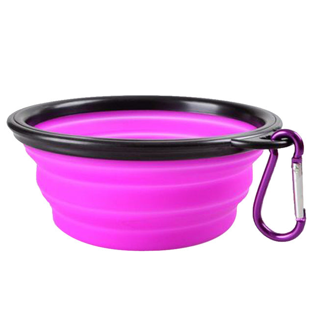 Foldable Silicone Dog Bowl