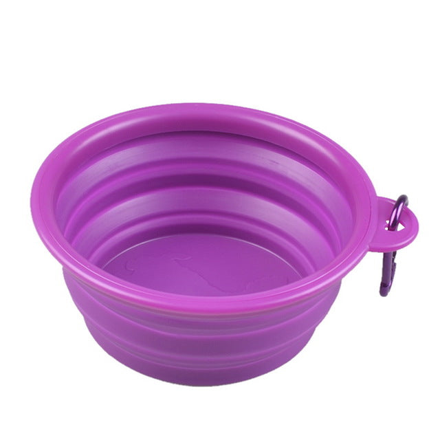 Foldable Silicone Dog Bowl